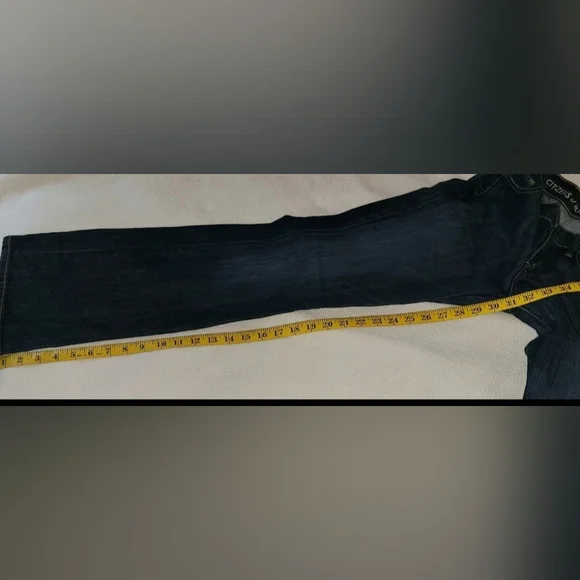 Citizens Of Humanity Dita Jeans Size Petite 26 Blue Denim Low Rise Bootcut - Picture 5 of 13